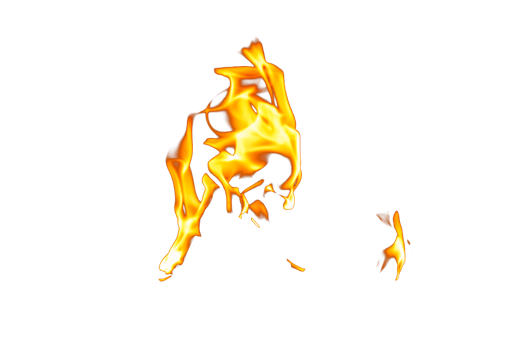Fire flame texture. Burning material backdrop. Burn effect pattern. Blaze and torch wallpaper. Transparent background. png