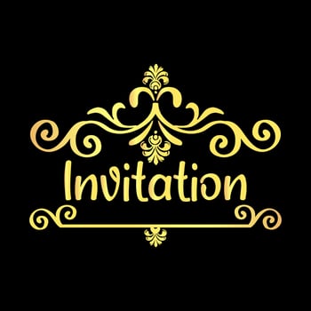 New vintage design template or floral design vector