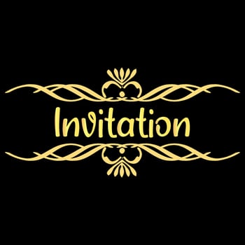 New vintage design template or floral design vector