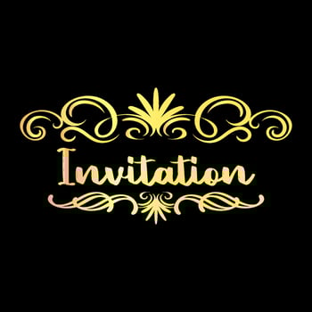 New vintage design template or floral design vector