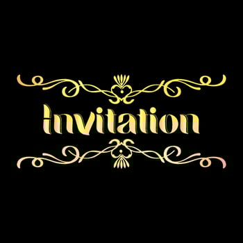 New vintage design template or floral design vector