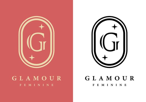 Letter G logo, perfect for salons, spas, and others. vector