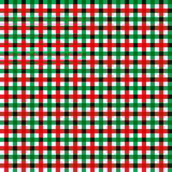 Simple retro geometric Christmas pattern. Traditional colors. New Year theme. Winter endless texture can be used for printing onto fabric and paper or scrap booking. vector