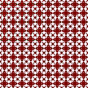 Red floral pattern vector illustration, suitable as a background and also suitable for filling objects with color patterns or with the color of an image.