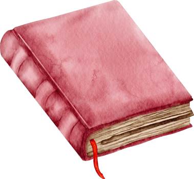 watercolor book library clip art png