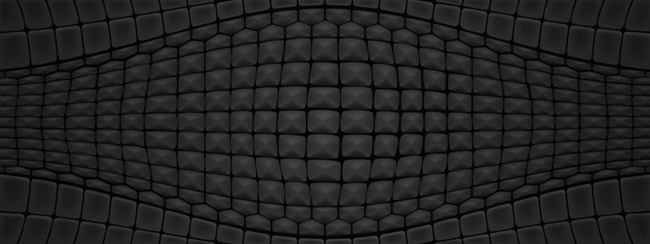 Black reptile skin texture background vector