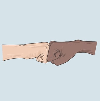 Friendship, Believe and Promise vector