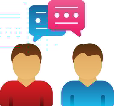 Follow Up Interview Vector Icon Design