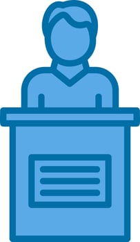 Candidate Male Vector Icon Design