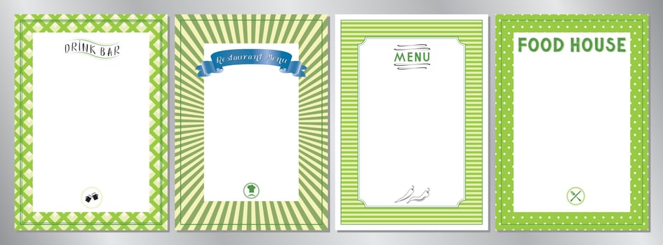 Classic Restaurant Menu Templates vector
