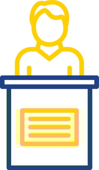 Candidate Male Vector Icon Design