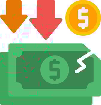Bankruptcy Vector Icon Design