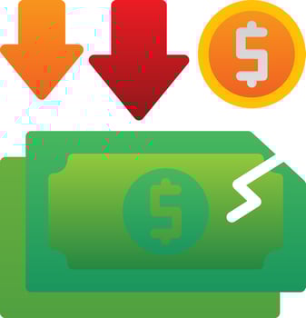 Bankruptcy Vector Icon Design