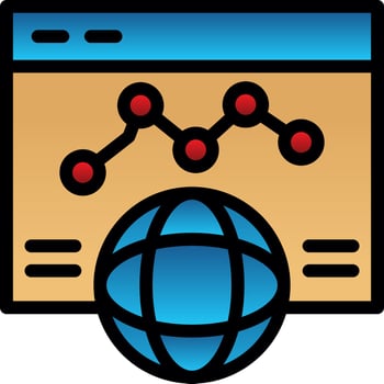 Stock Market Vector Icon Design