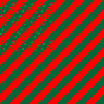Christmas background with green and red stripes. vector