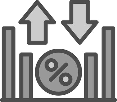 Floating Interest Vector Icon Design