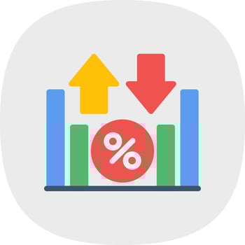 Floating Interest Vector Icon Design