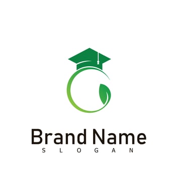 education school nature water university logo design symbol vector