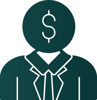 Junior Sales Rep Vector Icon Design