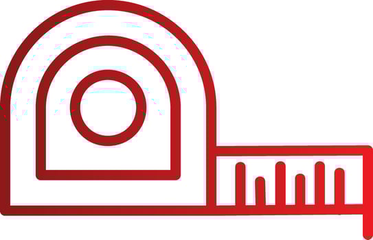 Measuring Tape Vector Icon
