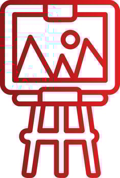 Easel Vector Icon