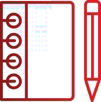 Sketchbook Vector Icon