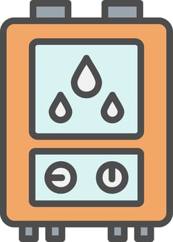 Water Boiler Vector Icon