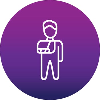 Wounded Vector Icon