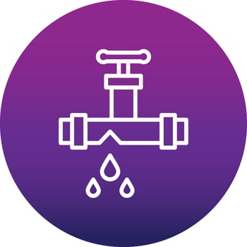 Leaking Pipe Vector Icon