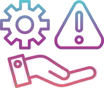 Risk Management Vector Icon