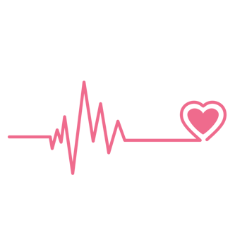 Heart pulse Cardiogram line  Heartbeat png