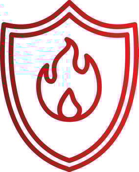 Fire Protection Vector Icon