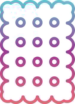 Biscuit Vector Icon