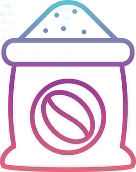 Coffee Bag Vector Icon