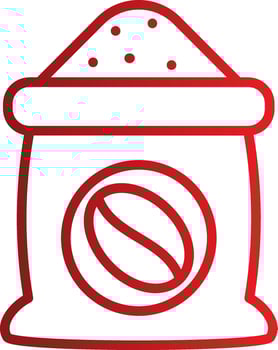 Coffee Bag Vector Icon