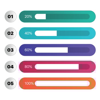 Infographics Numbers 20 vector