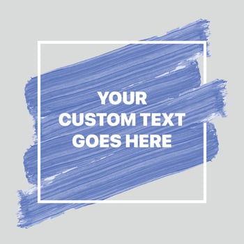 Paint Brush Stroke Banner Frame vector