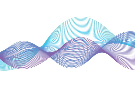 Wave Abstract Lines Blue Pink Background vector
