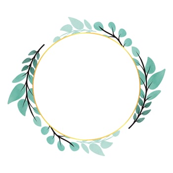 Watercolour Plants Banner 2 vector