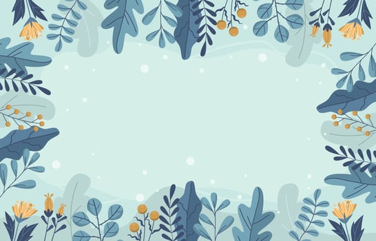 Winter Border Background vector