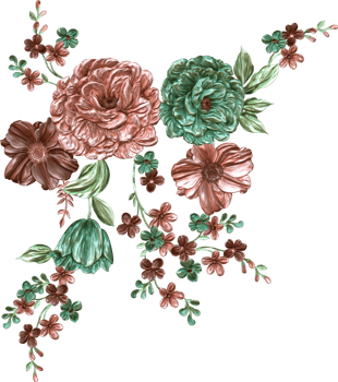Abstract metallic flower design background,Digital flower painting,Floral textile design material,Flower Illustration,Embossed flower pattern,PNG flower images,Transparent decorative floral design png