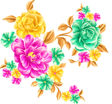 Abstract metallic flower design background,Digital flower painting,Floral textile design material,Flower Illustration,Embossed flower pattern,PNG flower images,Transparent decorative floral design png