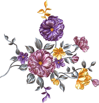 Abstract metallic flower design background,Digital flower painting,Floral textile design material,Flower Illustration,Wedding flower pattern,PNG flower images,Transparent decorative floral design png