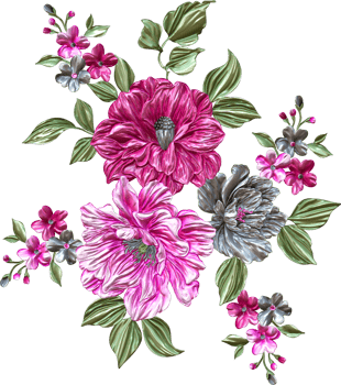 Abstract metallic flower design background,Digital flower painting,Floral textile design material,Flower Illustration,Wedding flower pattern,PNG flower images,Transparent decorative floral design png