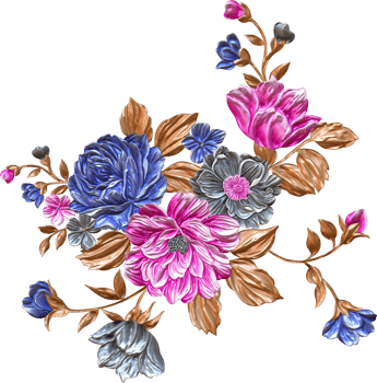 Abstract metallic flower design background,Digital flower painting,Floral textile design material,Flower Illustration,Wedding flower pattern,PNG flower images,Transparent decorative floral design png
