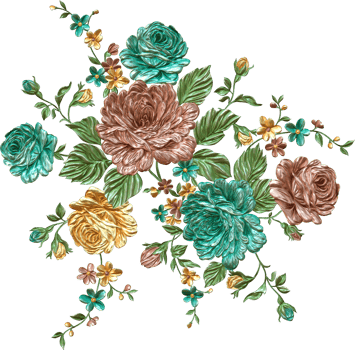 Abstract metallic flower design background,Digital flower painting,Floral textile design material,Flower Illustration,Wedding flower pattern,PNG flower images,Transparent decorative floral design png