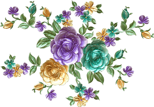 Abstract metallic flower design background,Digital flower painting,Floral textile design material,Flower Illustration,Wedding flower pattern,PNG flower images,Transparent decorative floral design png