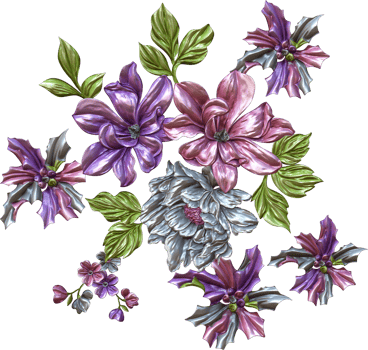 Abstract metallic flower design background,Digital flower painting,Floral textile design material,Flower Illustration,Wedding flower pattern,PNG flower images,Transparent decorative floral design png