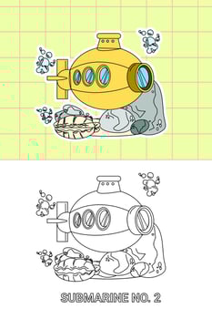 colouring page of all kind transportation vector