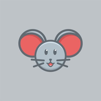 Cute Mouse Design vector